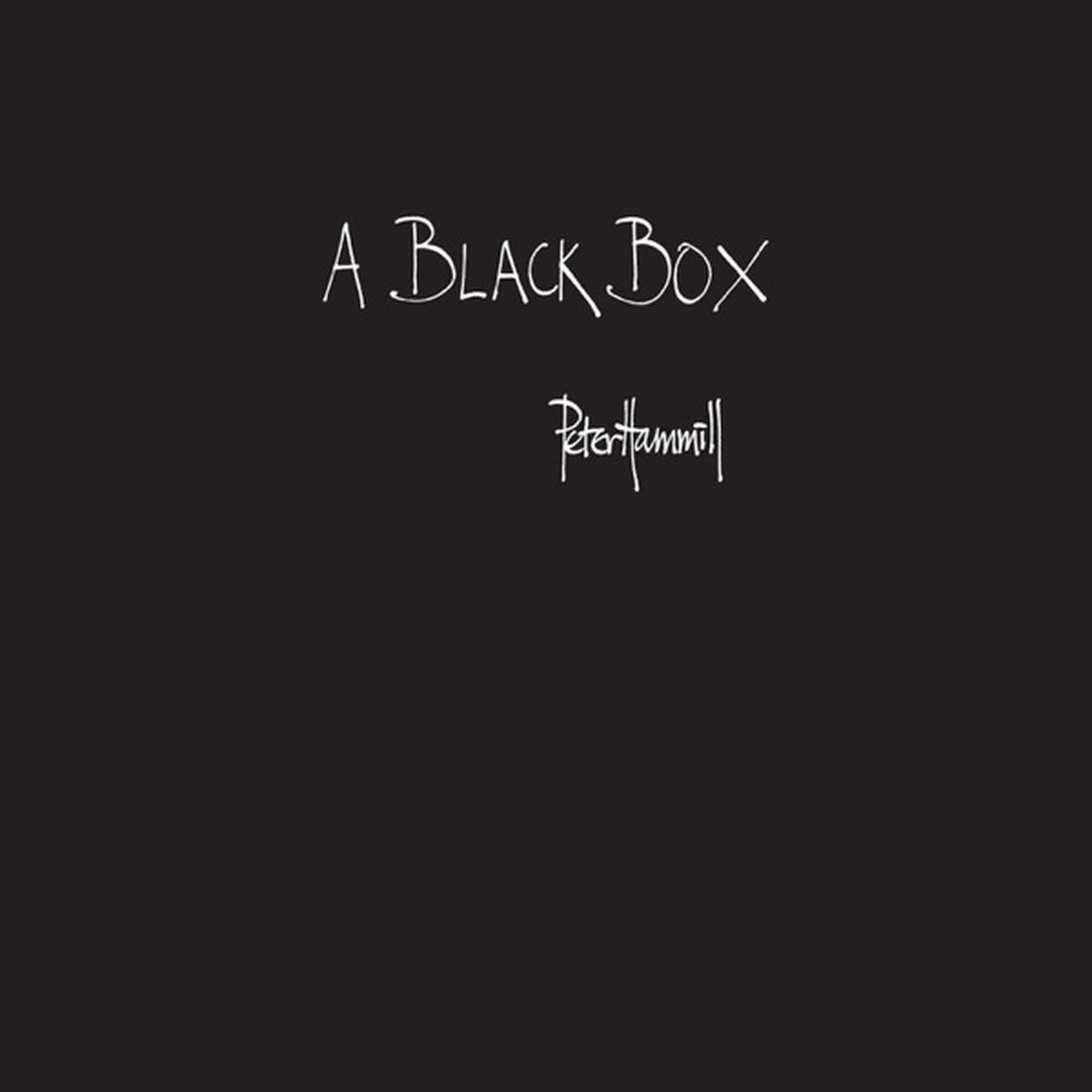A Black Box by Peter Hammill album cover