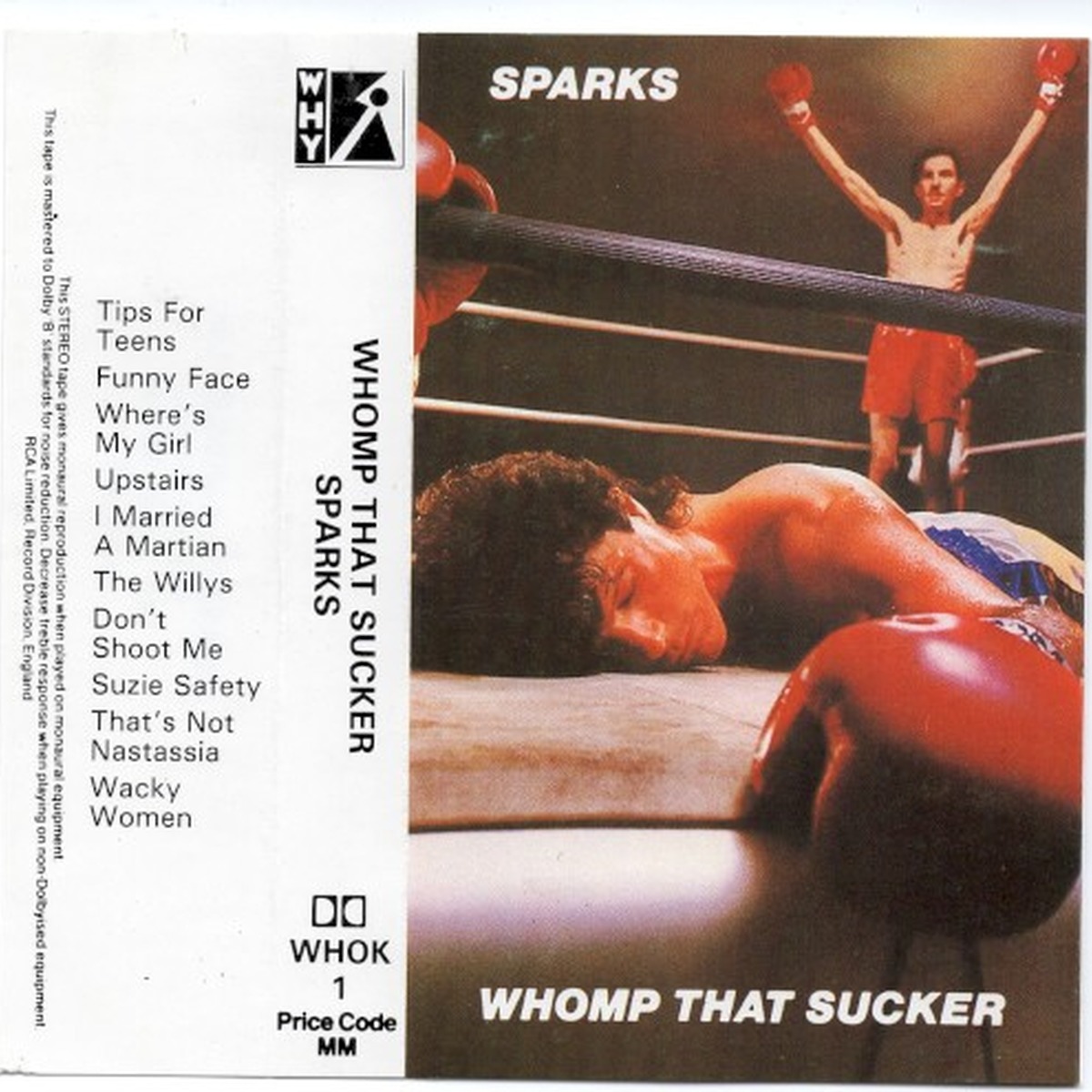 Whomp That Sucker by Sparks album cover