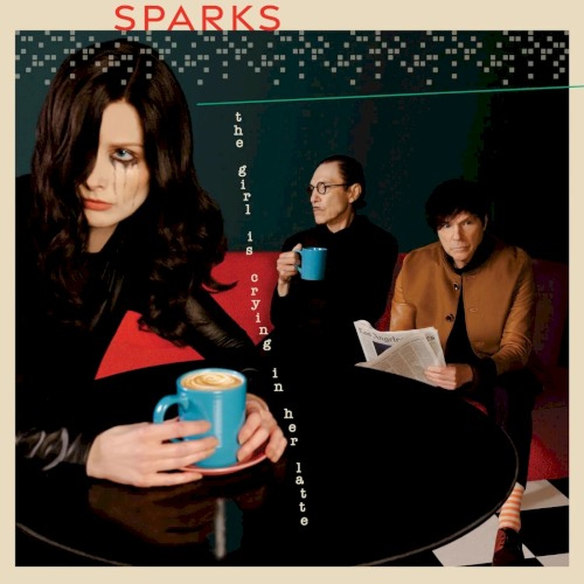 The Girl Is Crying in Her Latte by Sparks album cover