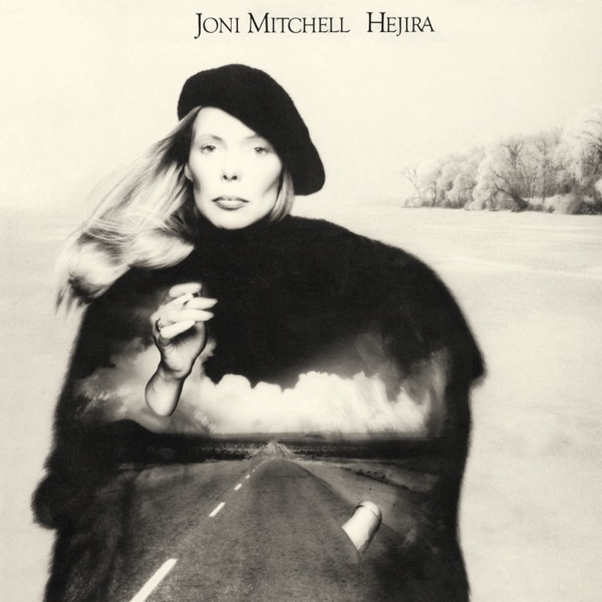 Hejira (album) by Joni Mitchell album cover