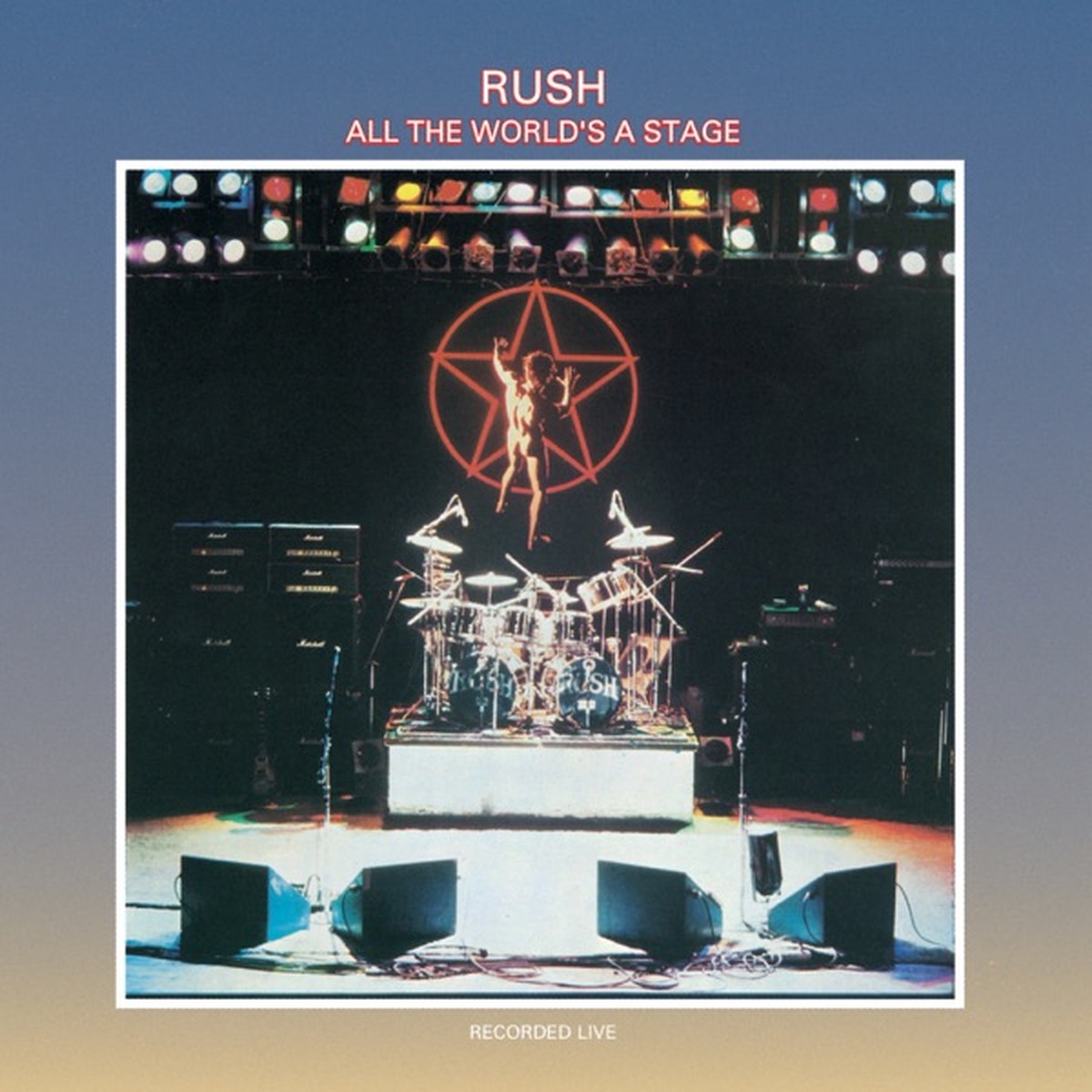 All the World's a Stage by Rush album cover