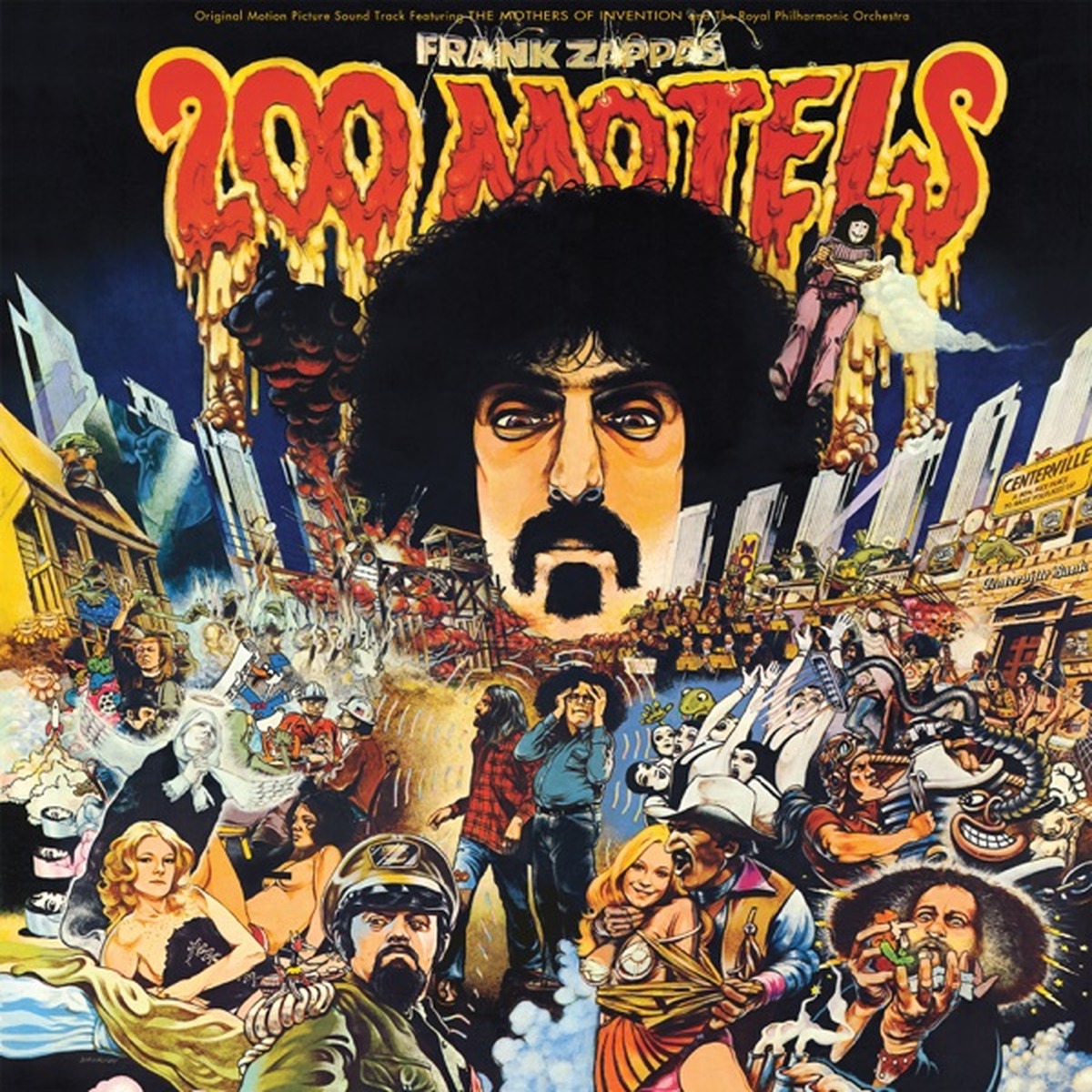 200 Motels by Frank Zappa album cover