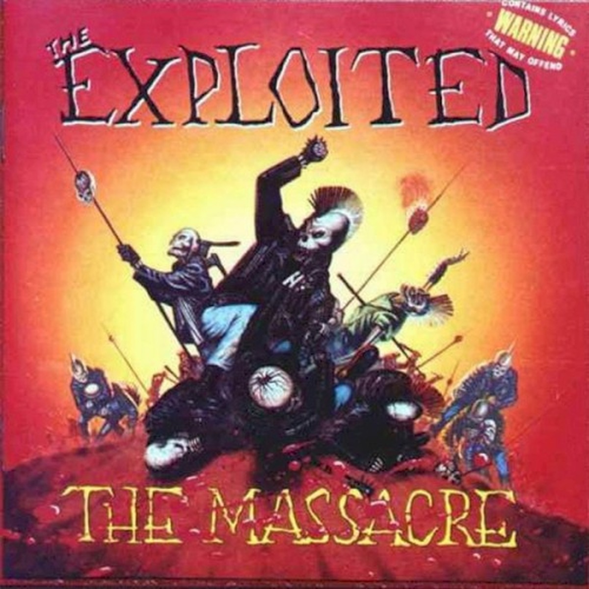 The Massacre by The Exploited album cover