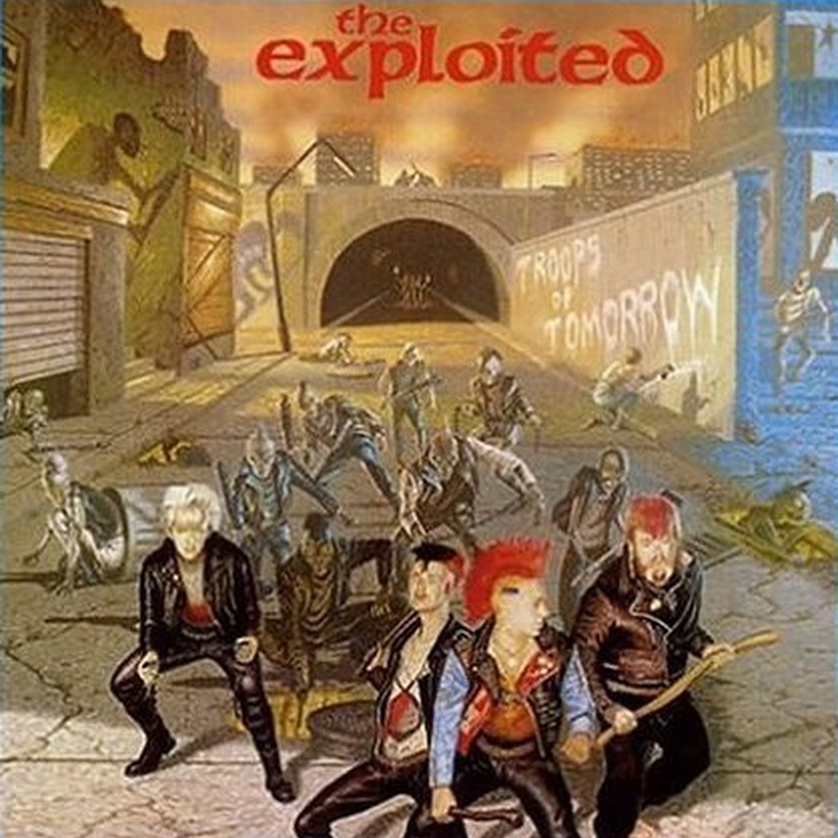 Troops of Tomorrow by The Exploited album cover
