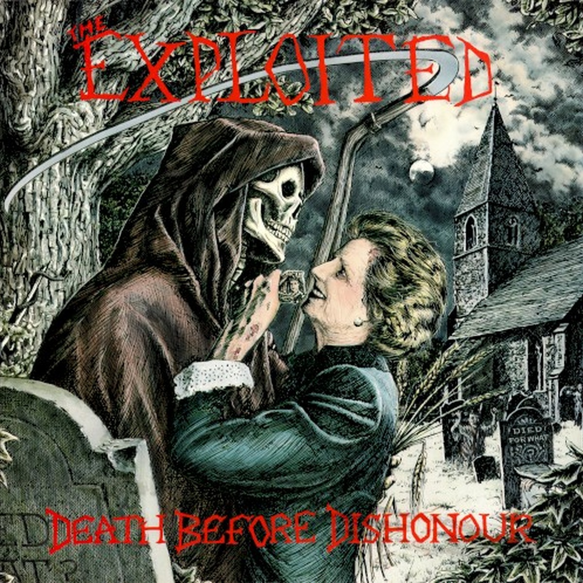Death Before Dishonour by The Exploited album cover