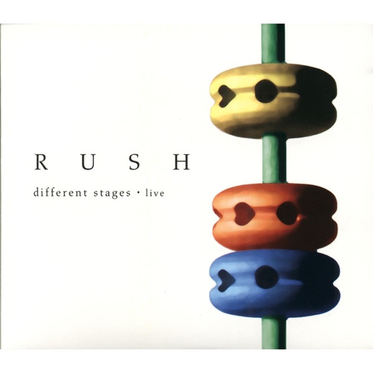 Different Stages by Rush album cover
