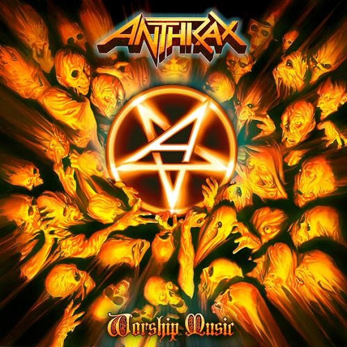 Worship Music (album) by Anthrax album cover