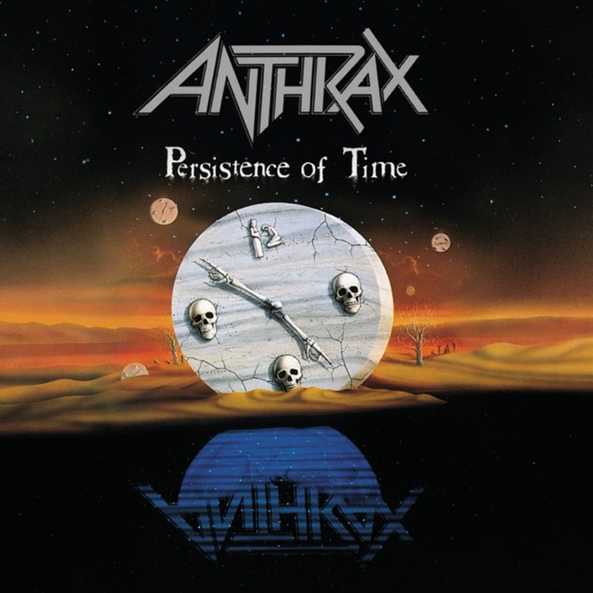 Persistence of Time by Anthrax album cover