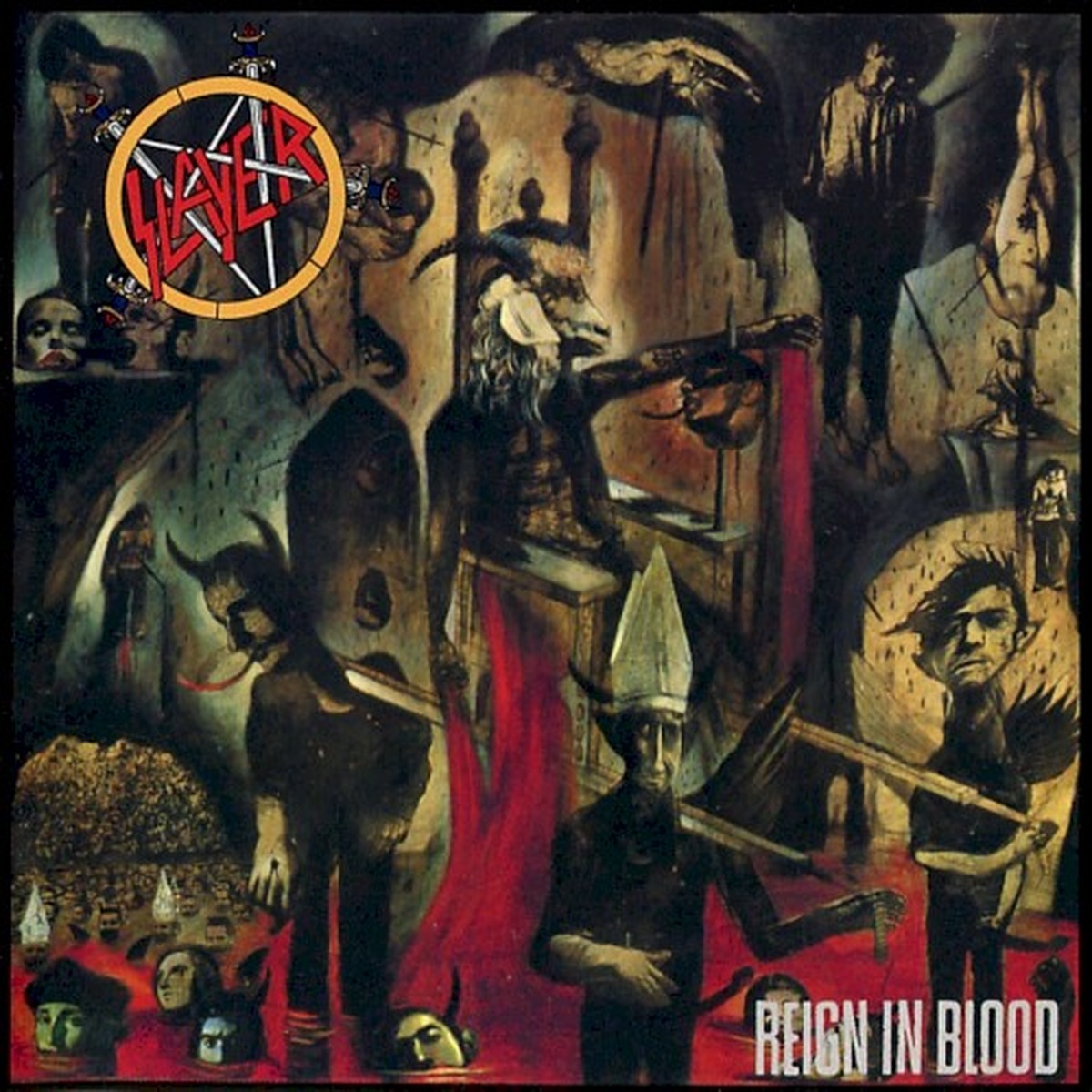 Reign in Blood by Slayer album cover