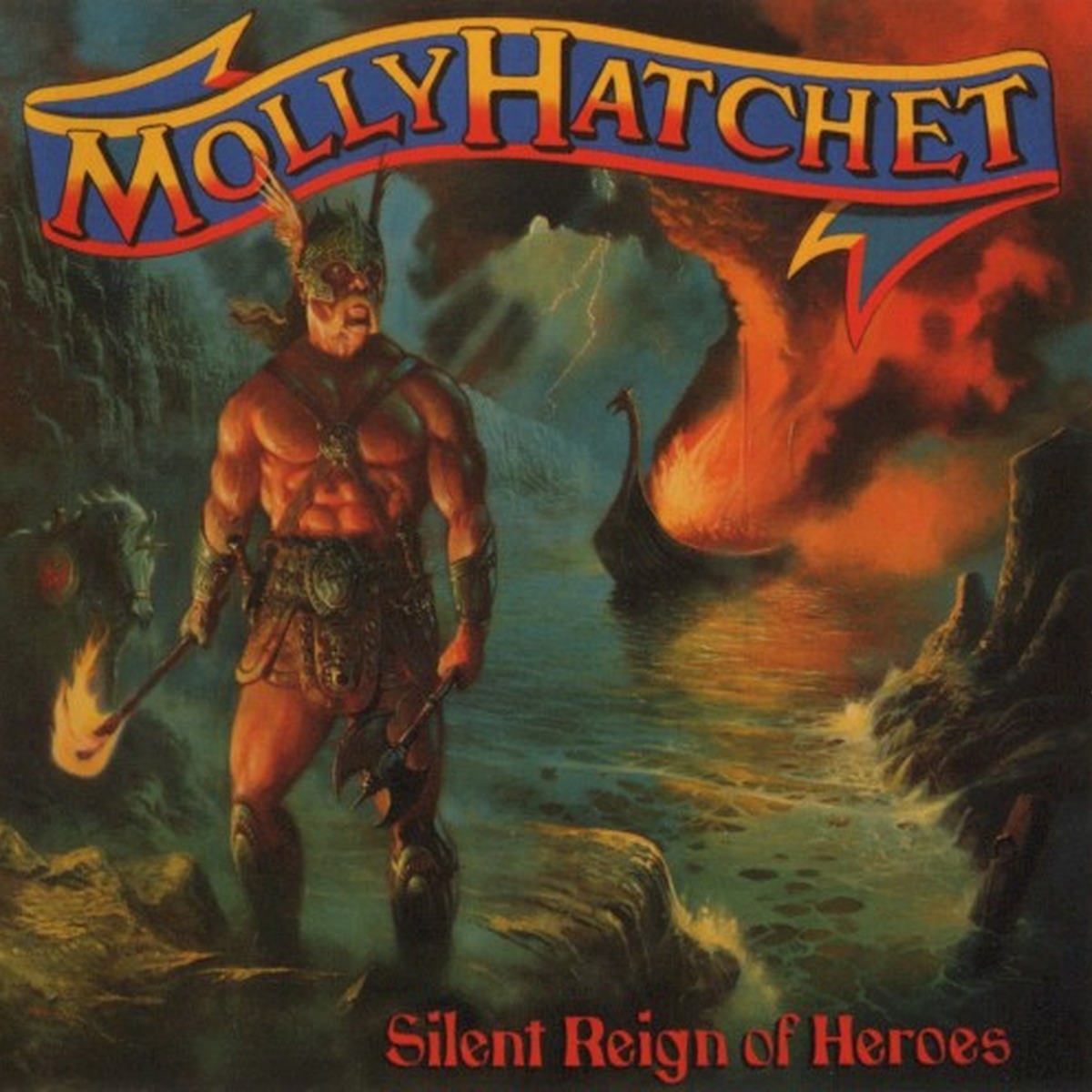 Silent Reign of Heroes by Molly Hatchet album cover