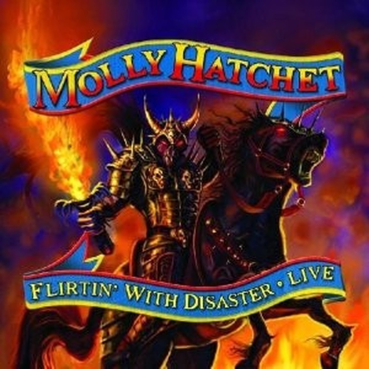 Flirtin' with Disaster by Molly Hatchet album cover