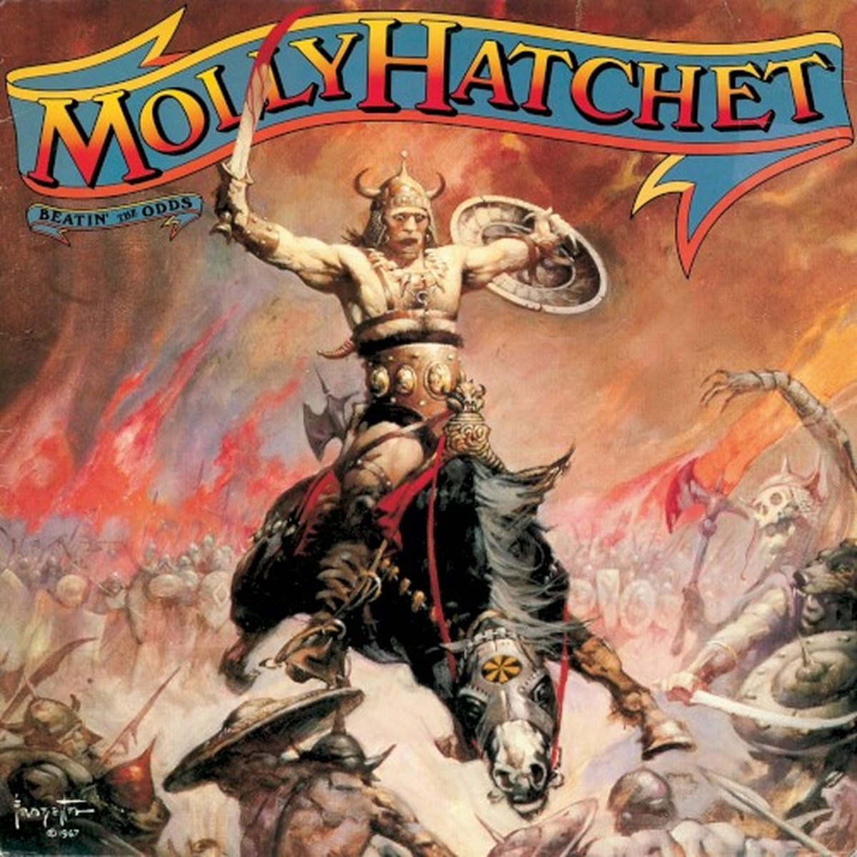 Beatin' the Odds by Molly Hatchet album cover