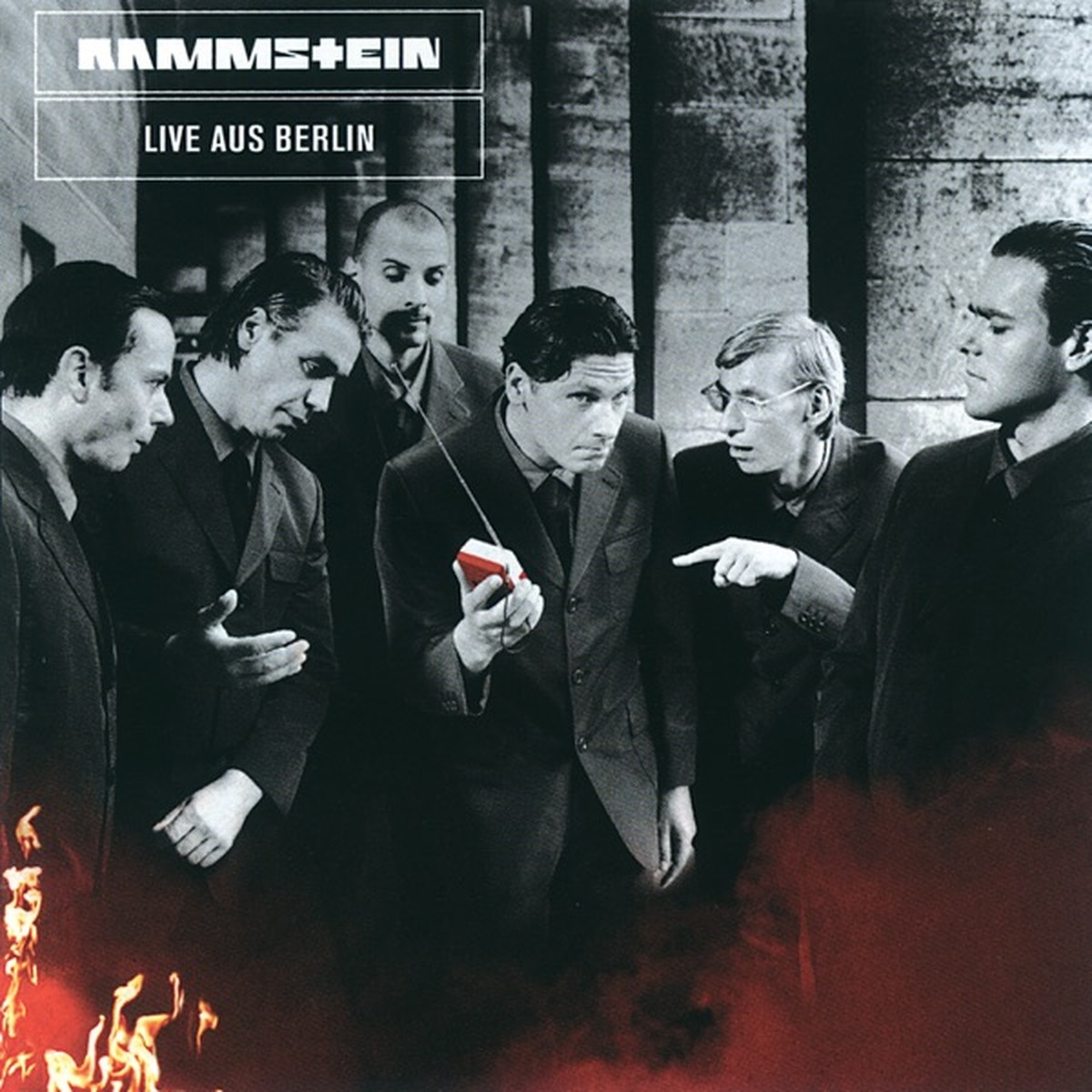 Live aus Berlin by Rammstein album cover