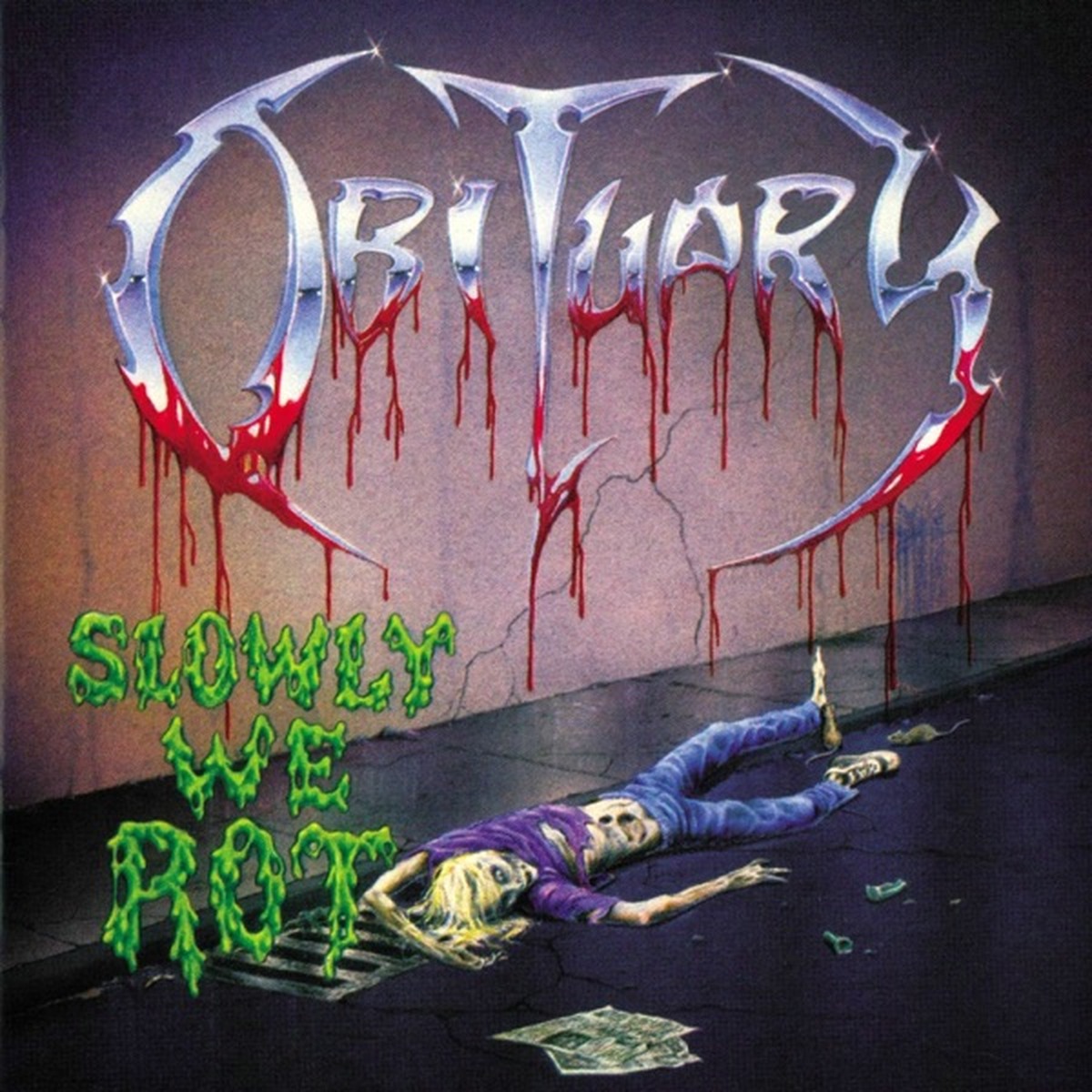 Slowly We Rot by Obituary album cover
