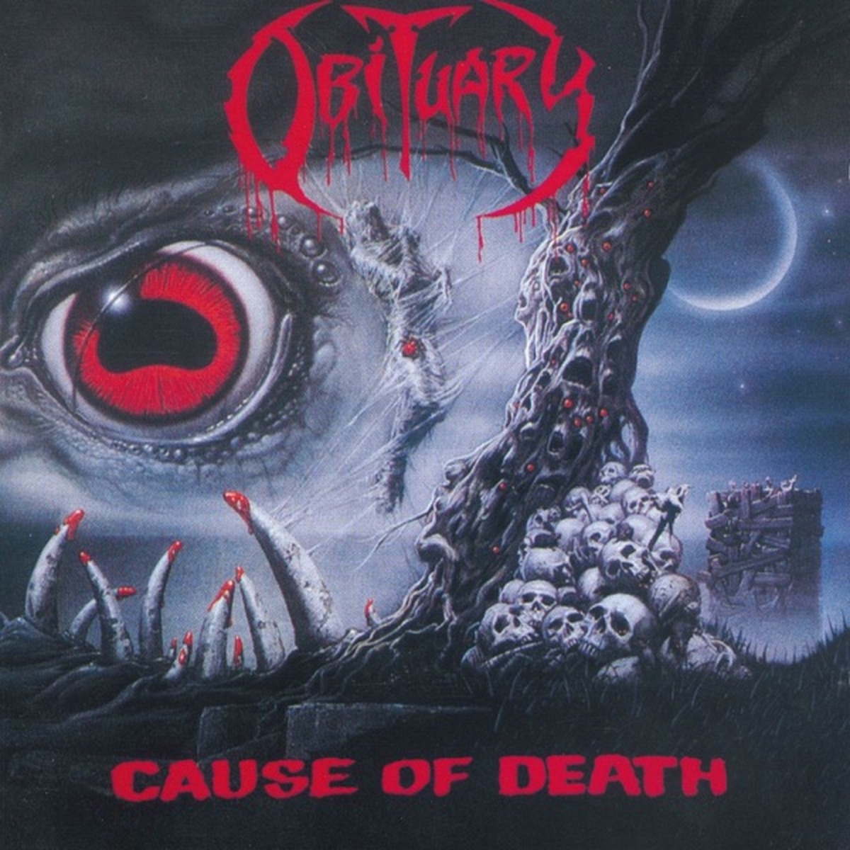 Cause of Death (album) by Obituary album cover