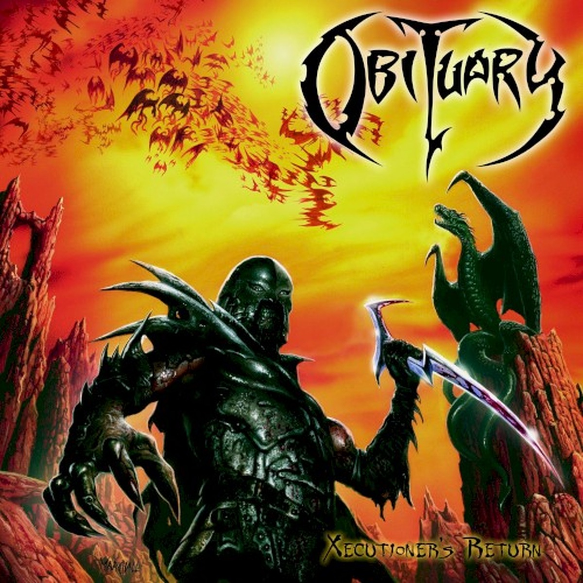 Xecutioner's Return by Obituary album cover