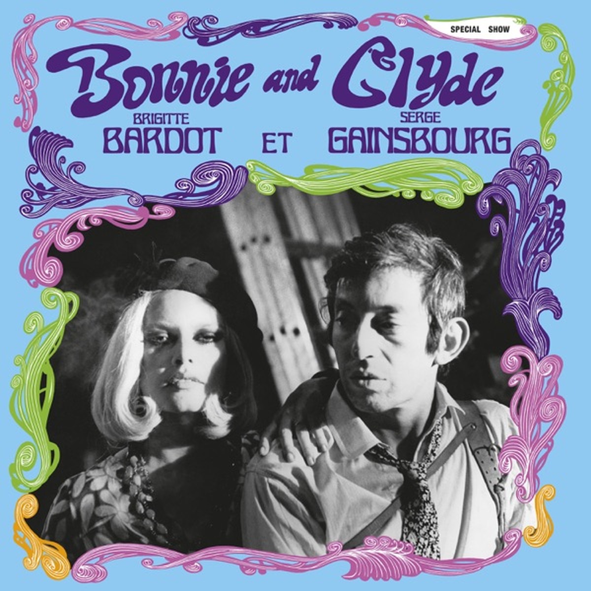 Bonnie and Clyde by Serge Gainsbourg and Brigitte Bardot album cover