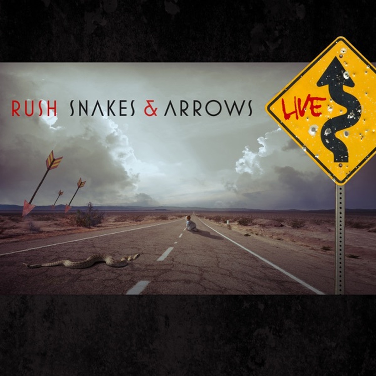 Snakes & Arrows Live by Rush album cover