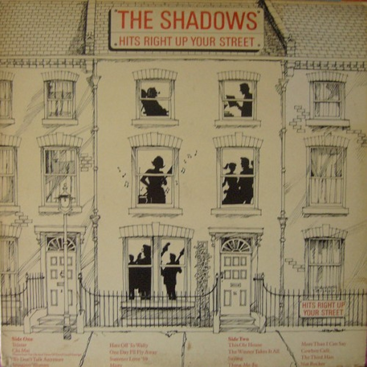 Hits Right Up Your Street by The Shadows album cover