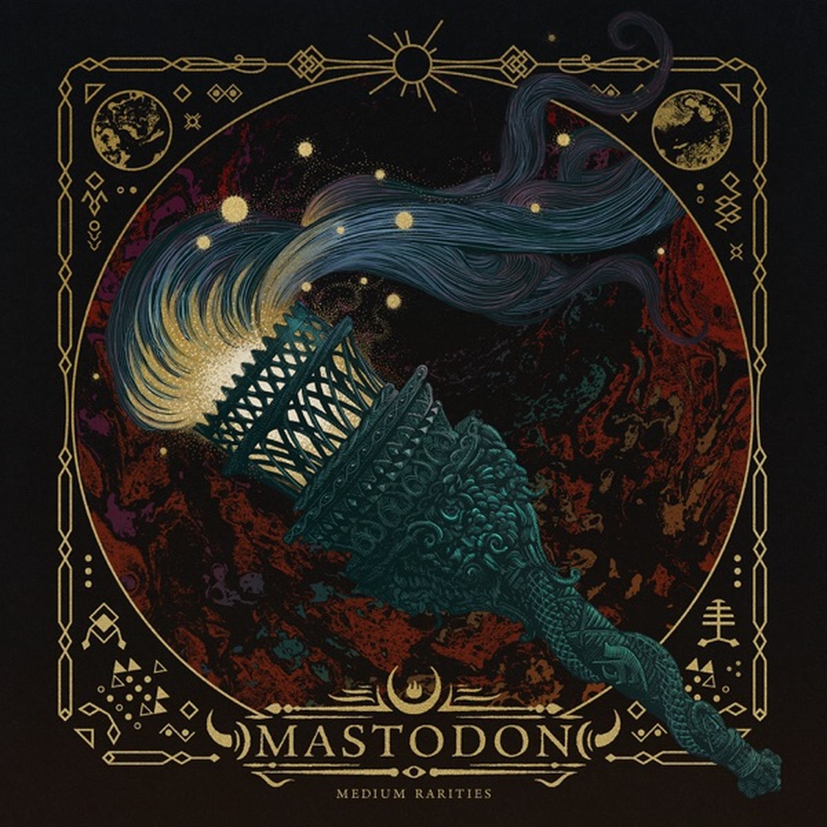 Medium Rarities (album) by Mastodon album cover