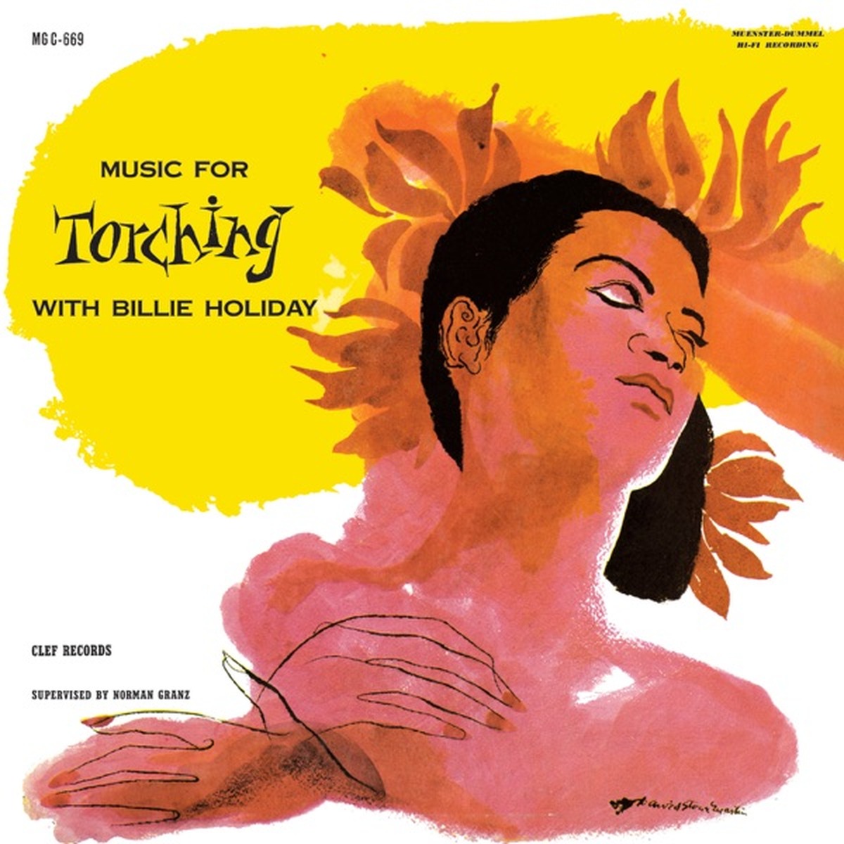 Music for Torching (album) by Billie Holiday album cover