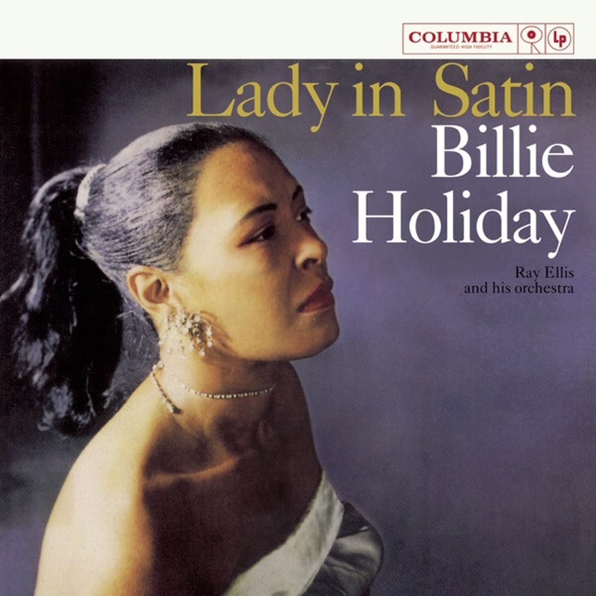 Lady in Satin by Billie Holiday album cover