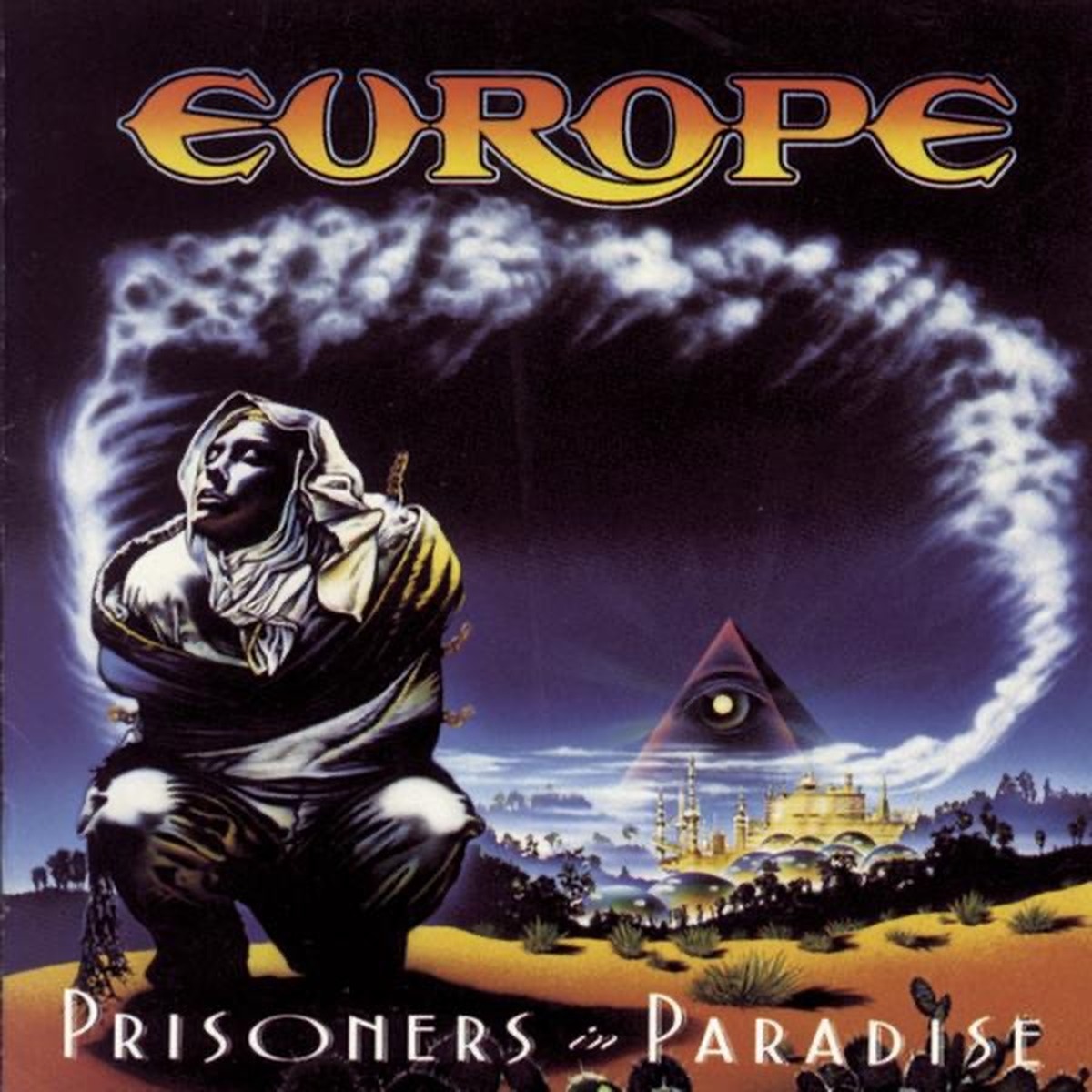 Prisoners in Paradise by Europe album cover