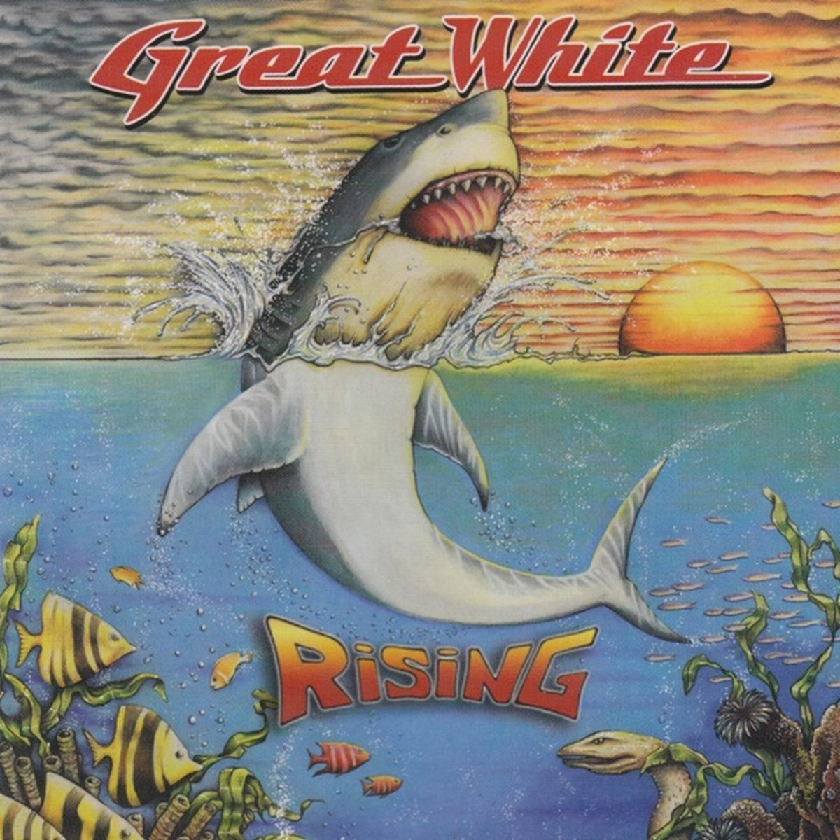 Rising by Great White album cover