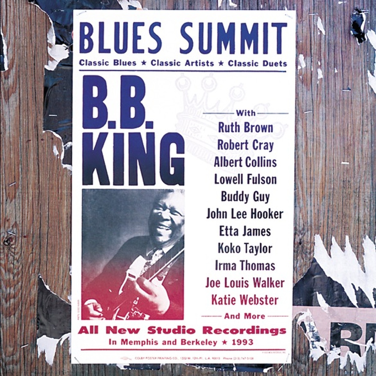 Blues Summit by B. B. King album cover