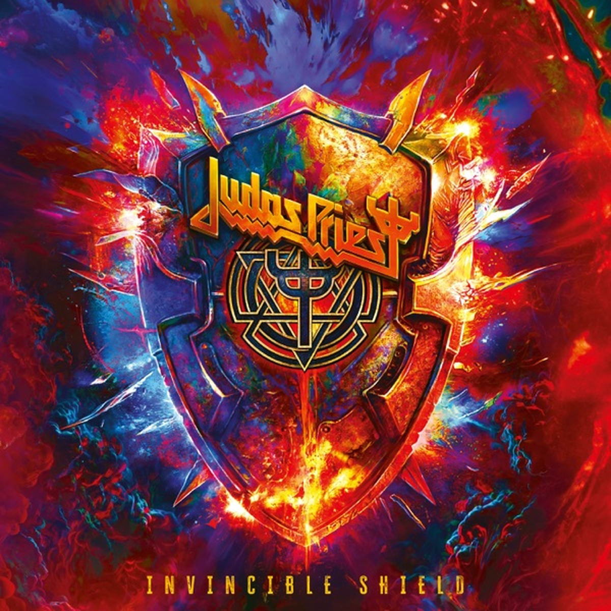 Invincible Shield by Judas Priest album cover