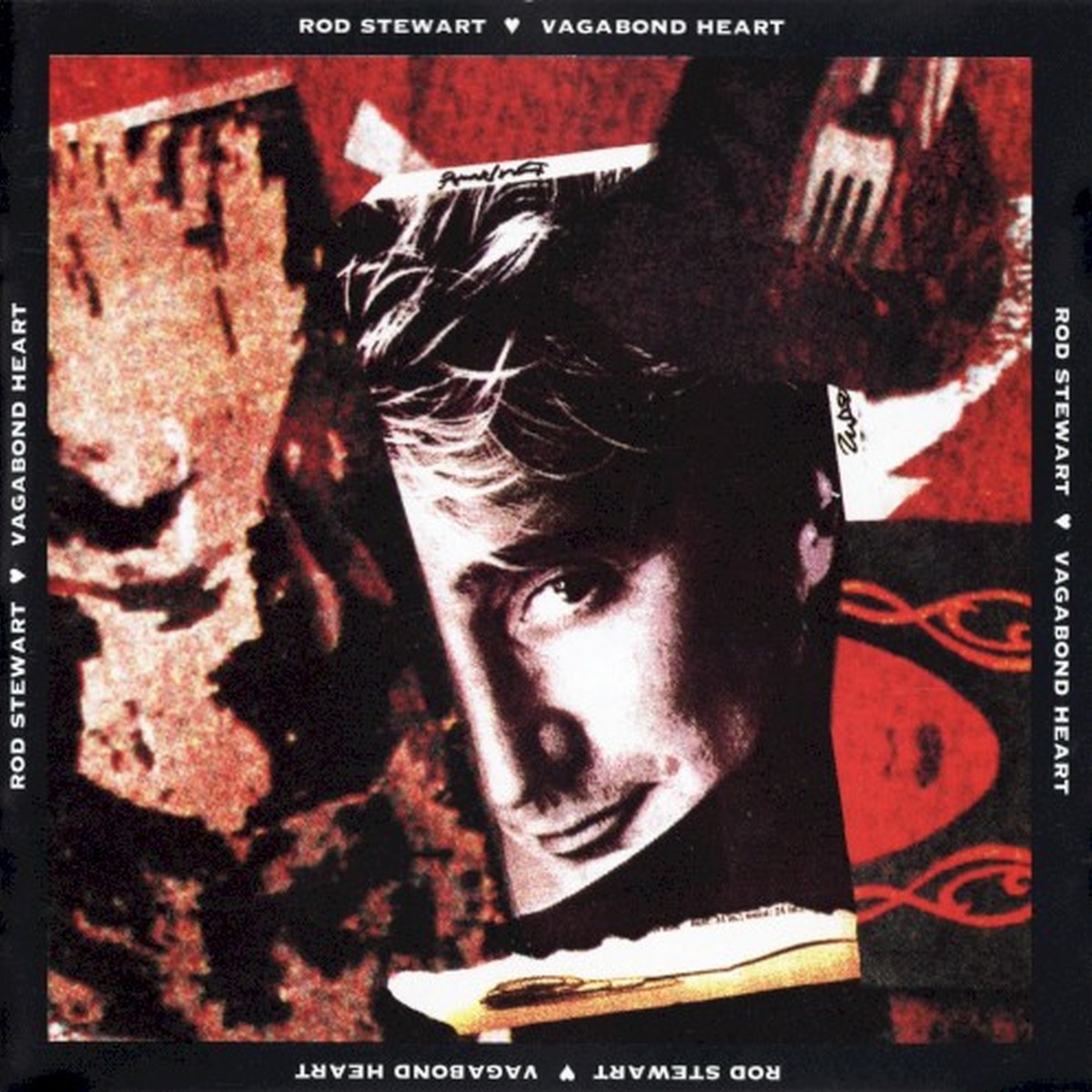 Vagabond Heart by Rod Stewart album cover