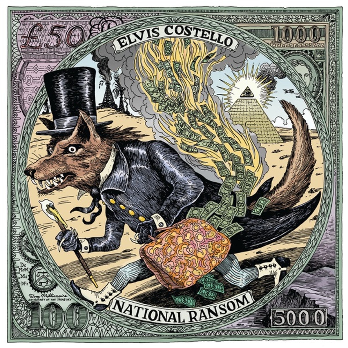 National Ransom by Elvis Costello album cover