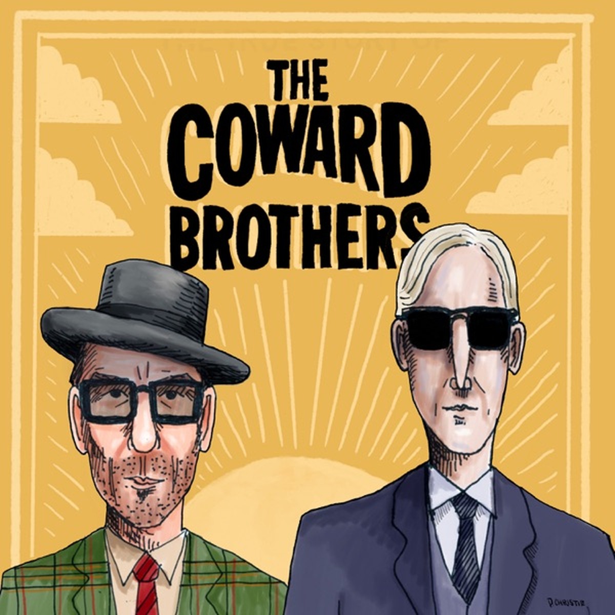The Coward Brothers by Elvis Costello album cover