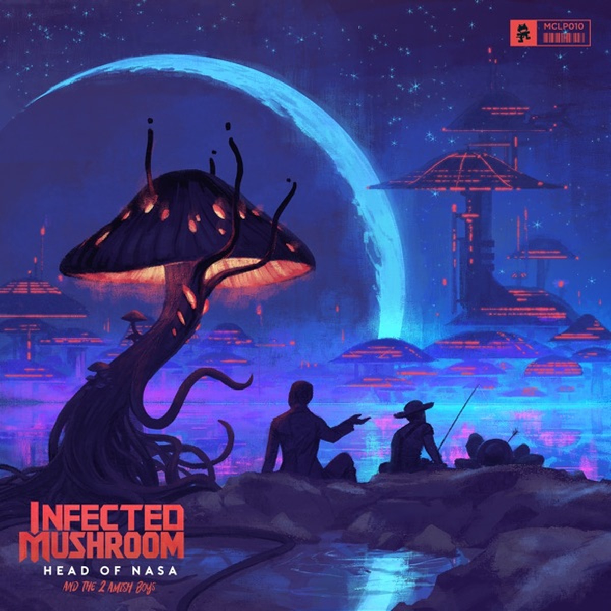 Head of NASA and the 2 Amish Boys by Infected Mushroom album cover