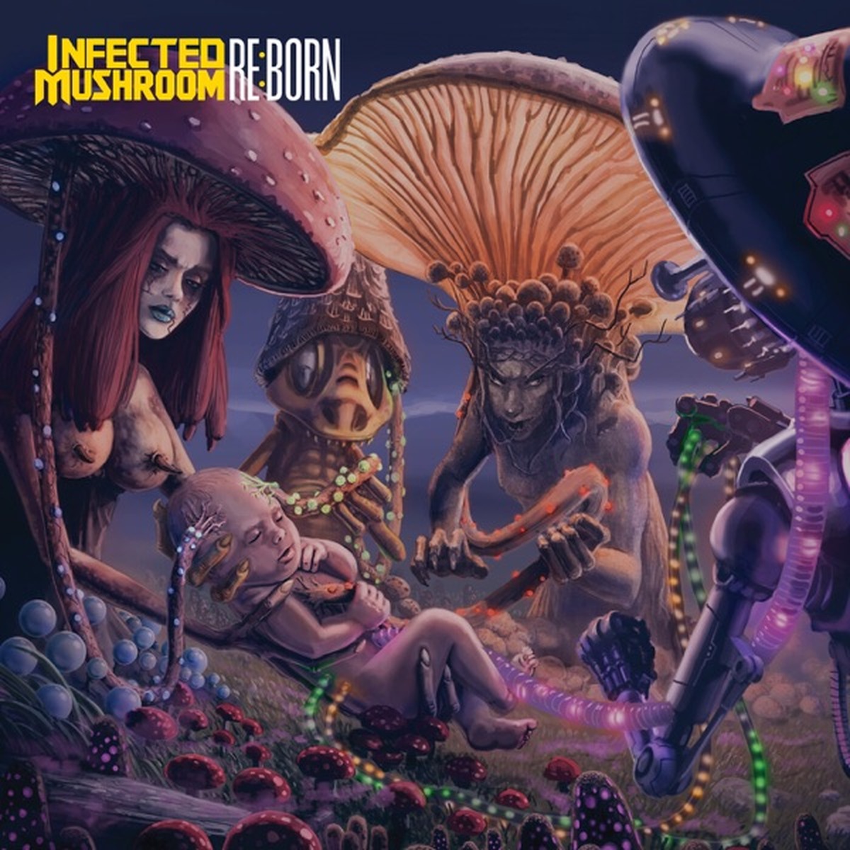 Reborn by Infected Mushroom album cover