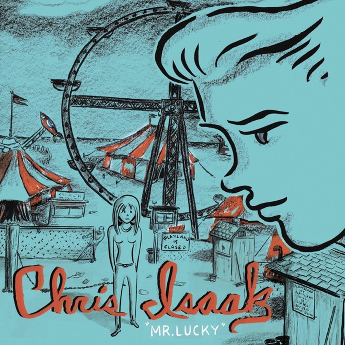 Mr. Lucky in Spain by Chris Isaak album cover