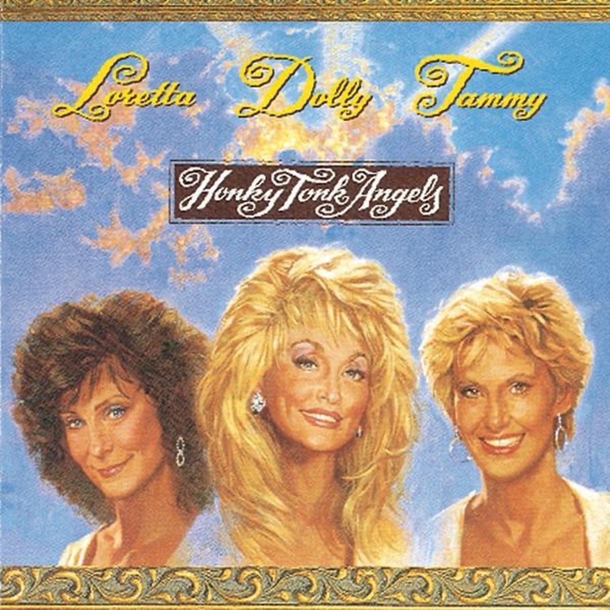 Honky Tonk Angels by Dolly Parton album cover
