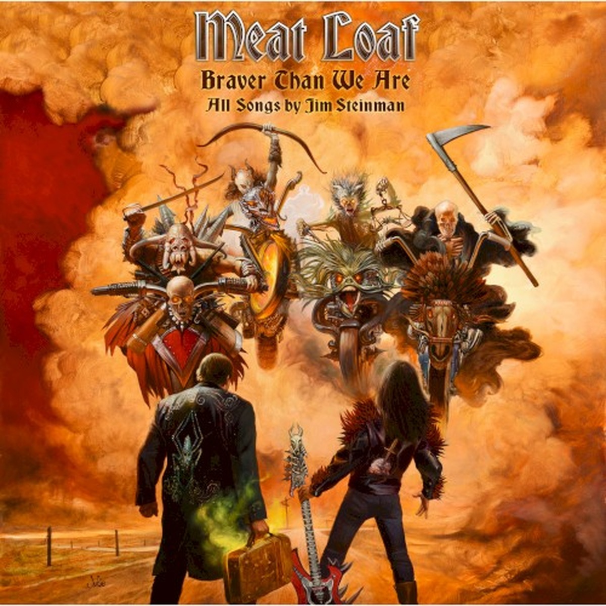Braver Than We Are by Meat Loaf album cover