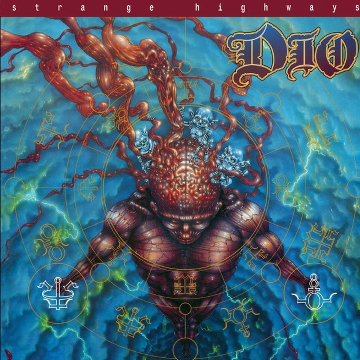 Strange Highways by Dio album cover