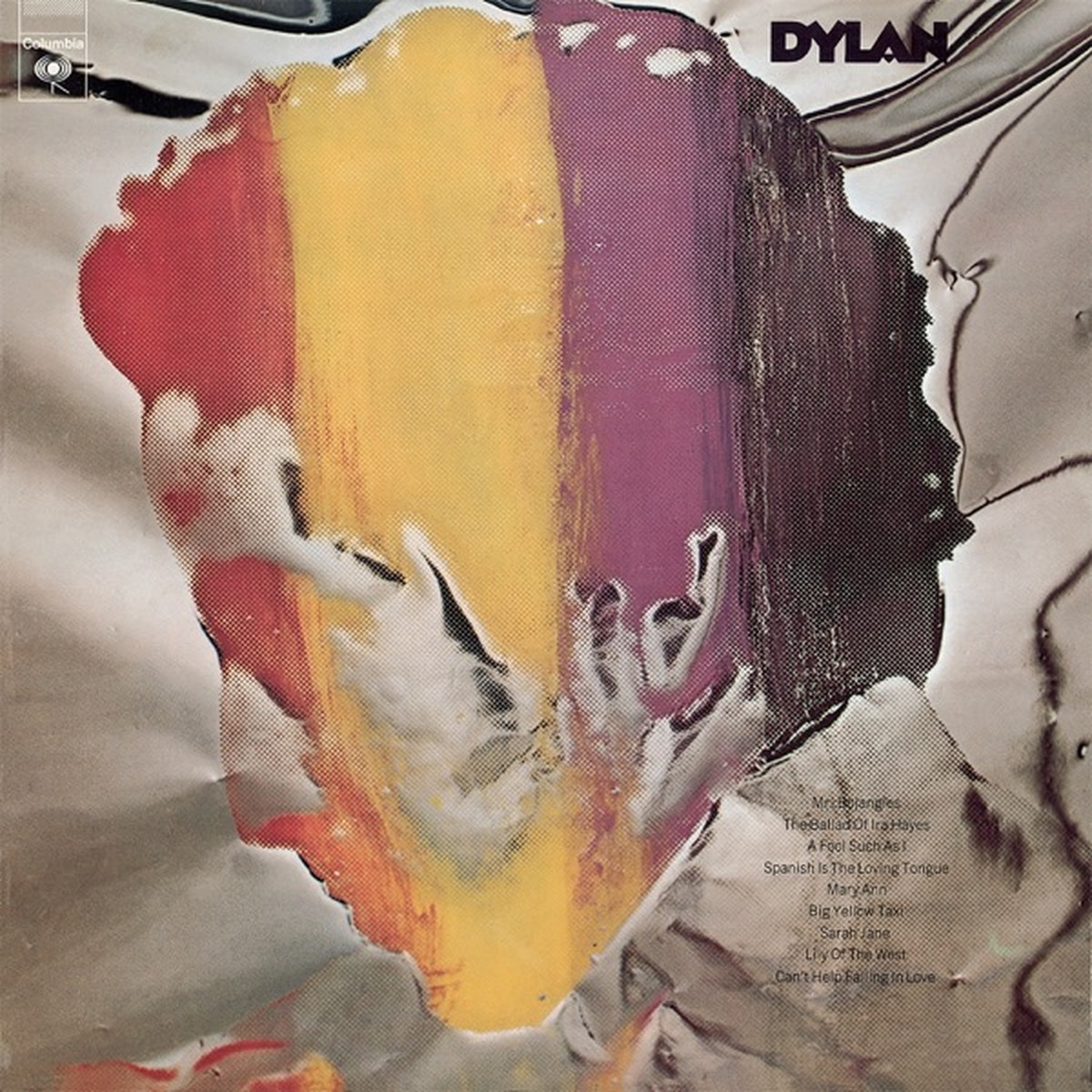 Dylan (1973 album) by Bob Dylan album cover