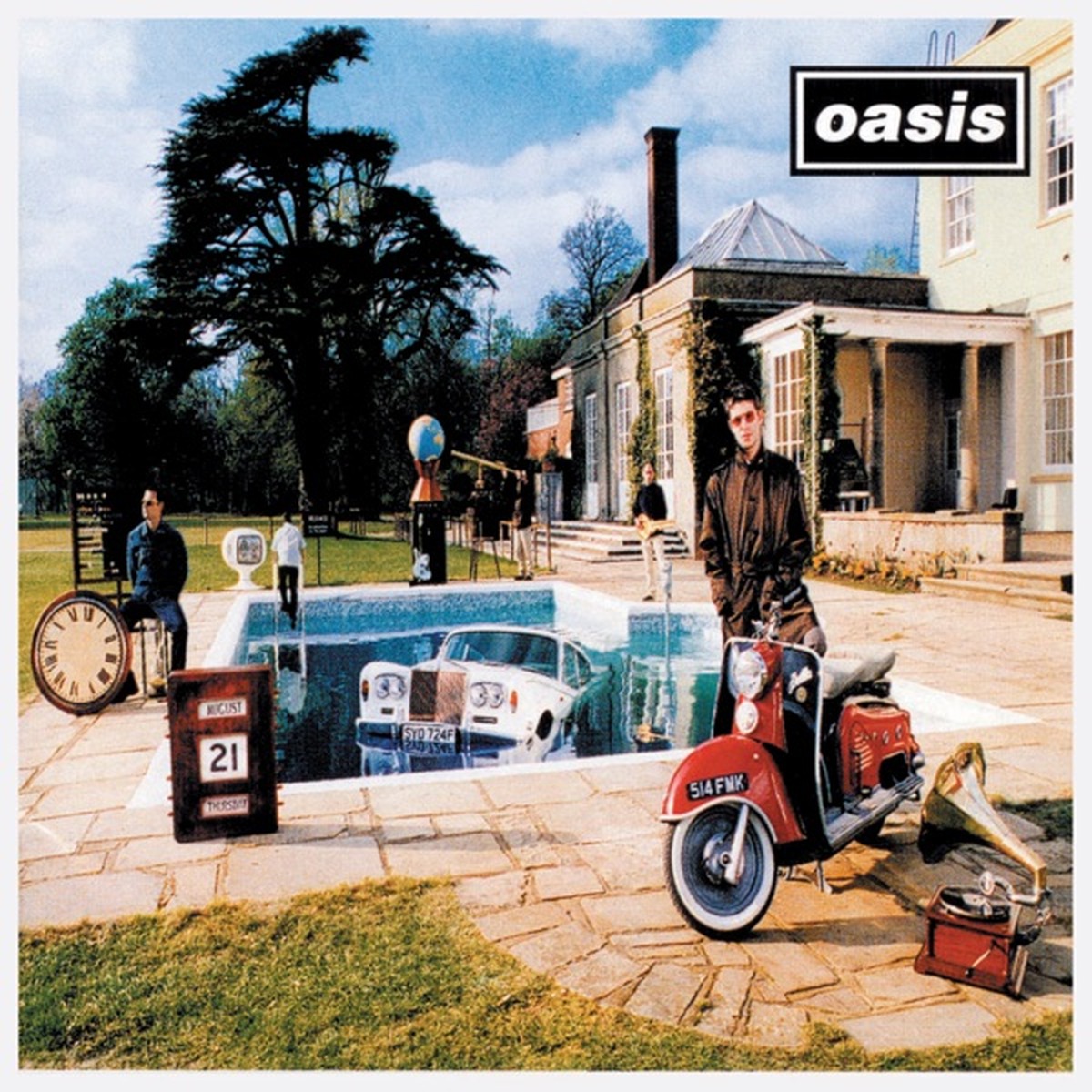 Be Here Now by Oasis album cover