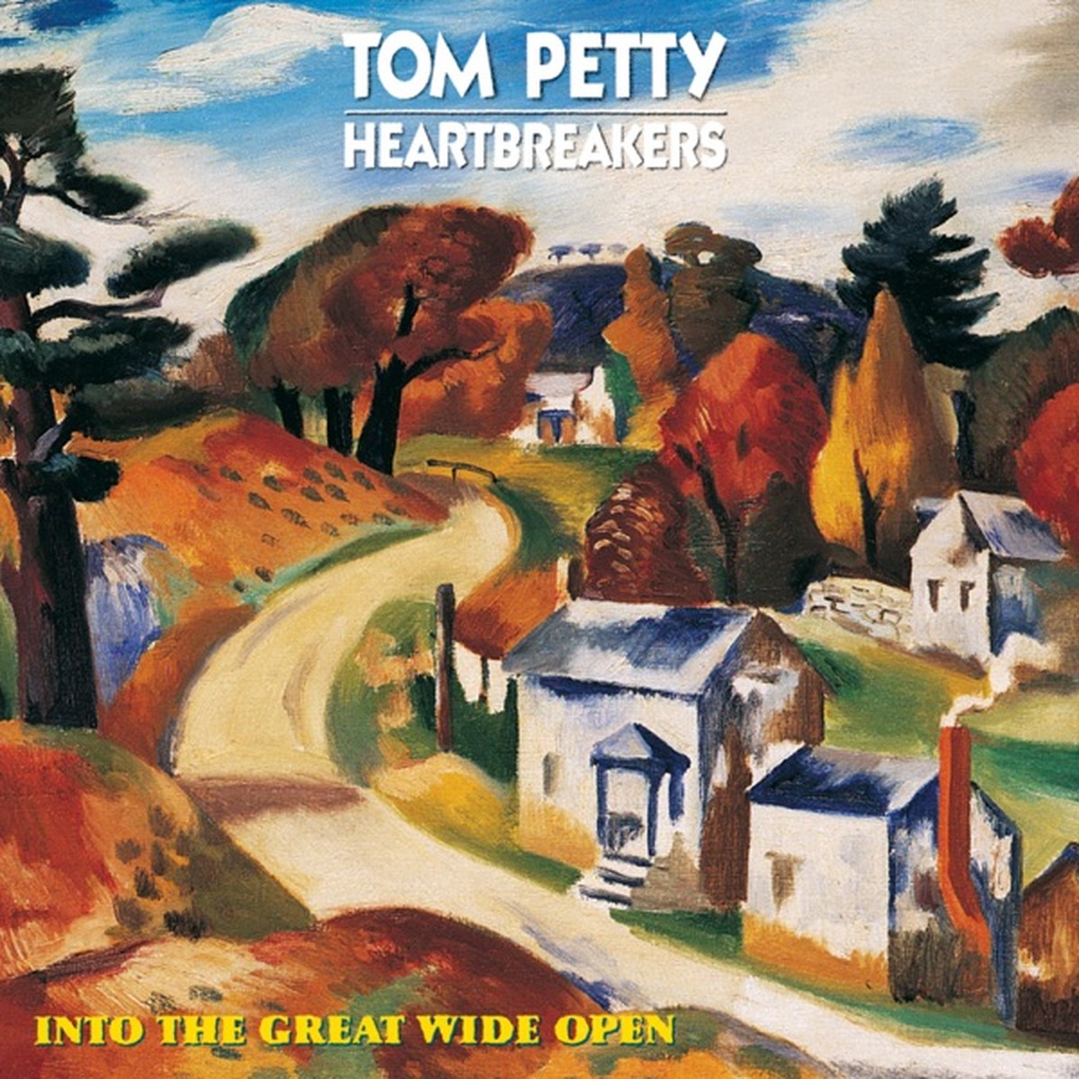 Into the Great Wide Open by Tom Petty album cover