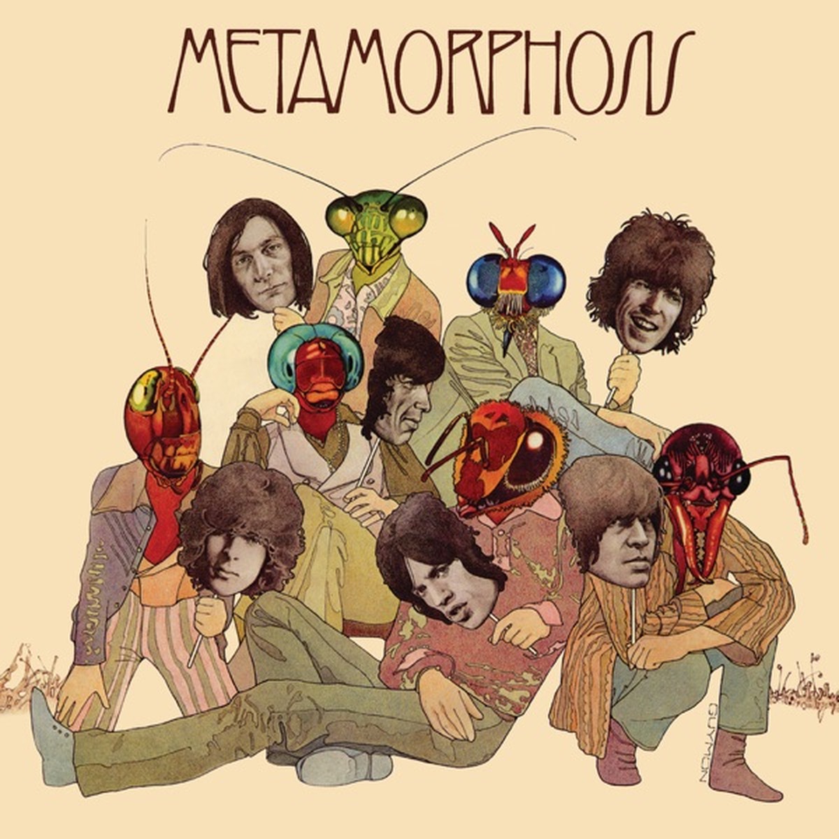 Metamorphosis (Rolling Stones album) by The Rolling Stones album cover