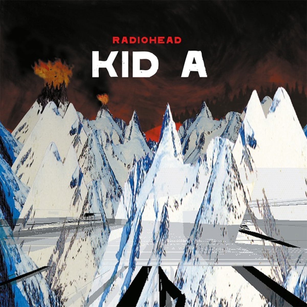 Kid A by Radiohead album cover