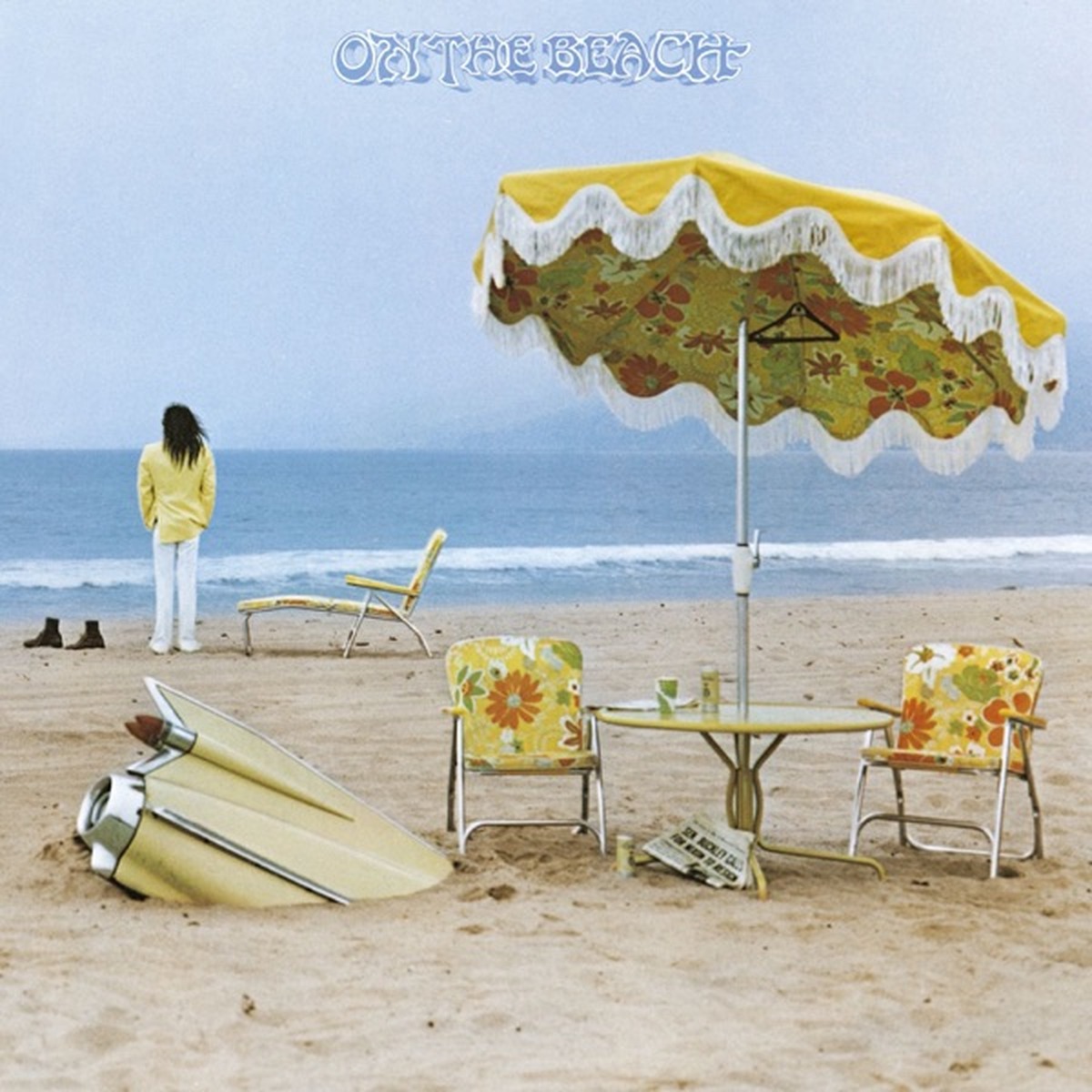On the Beach (Neil Young album) by Neil Young album cover