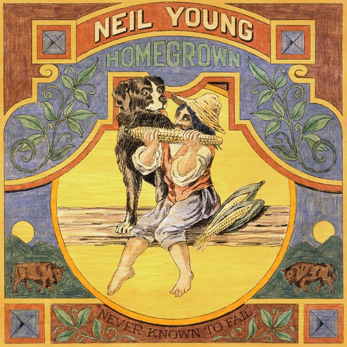 Homegrown (Neil Young album) by Neil Young album cover