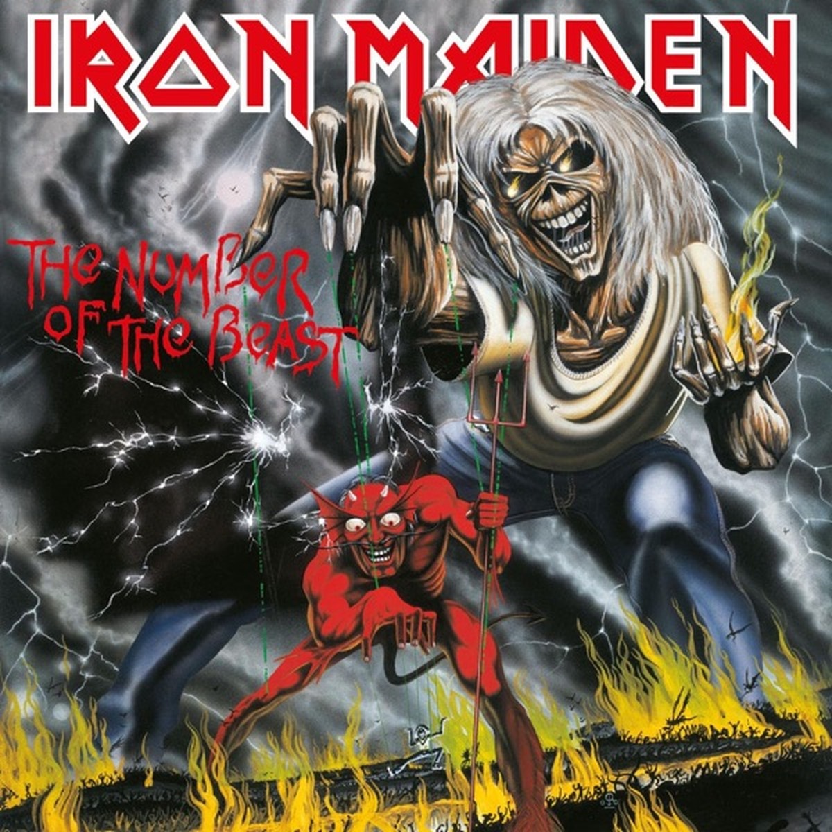 The Number of the Beast by Iron Maiden album cover