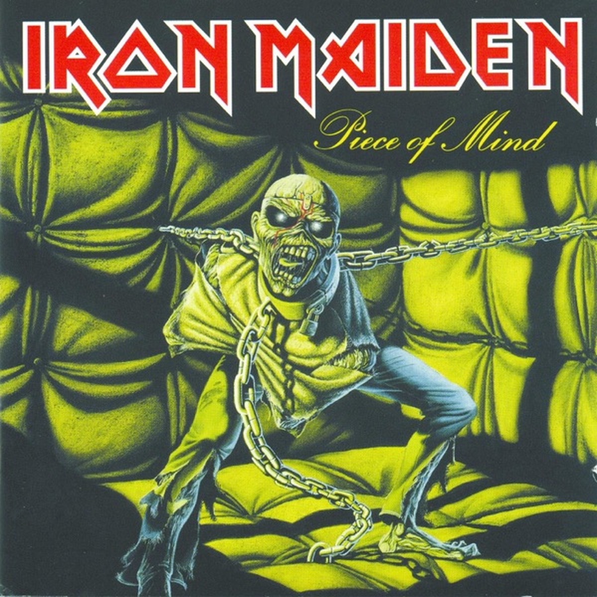 Piece of Mind by Iron Maiden album cover