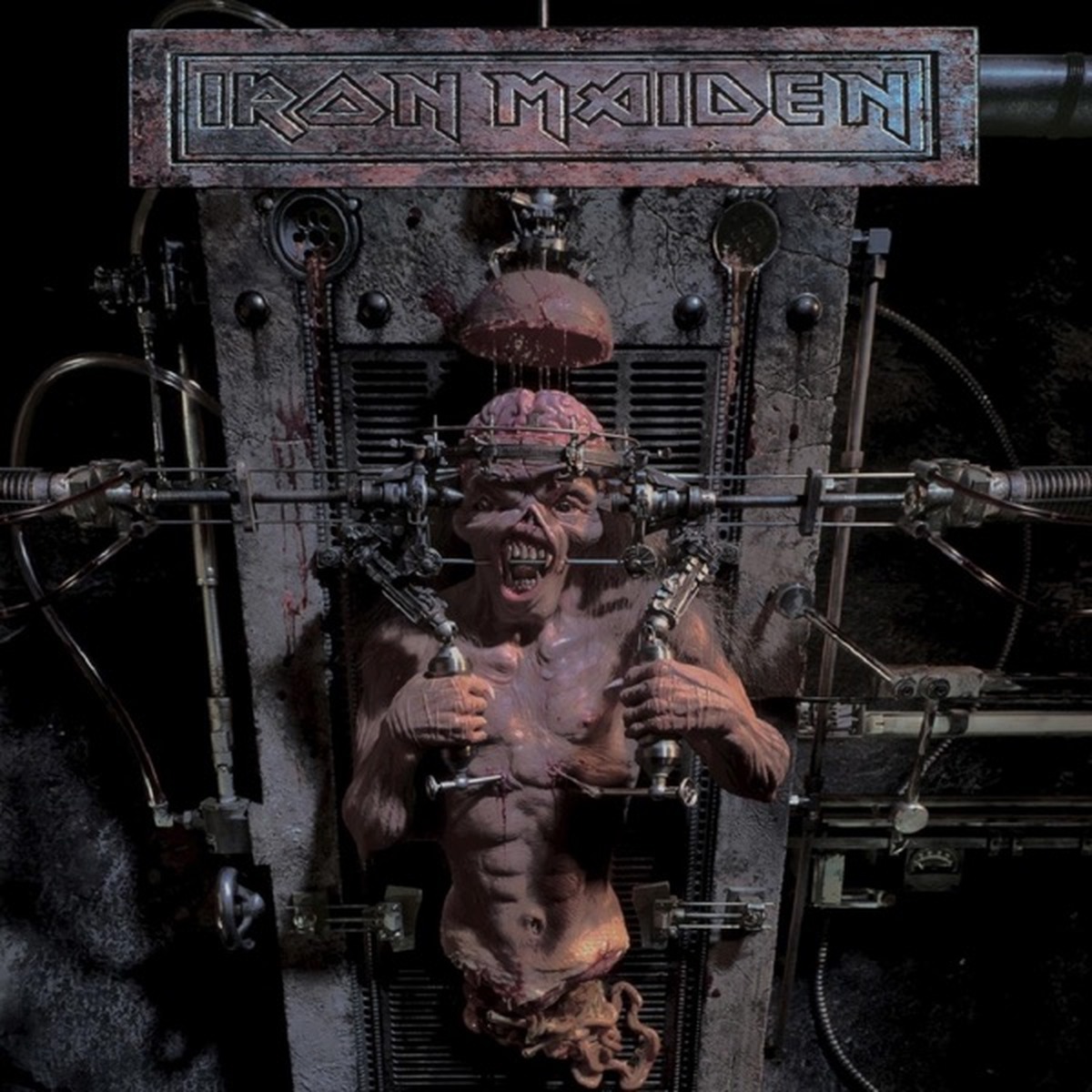 The X Factor (album) by Iron Maiden album cover