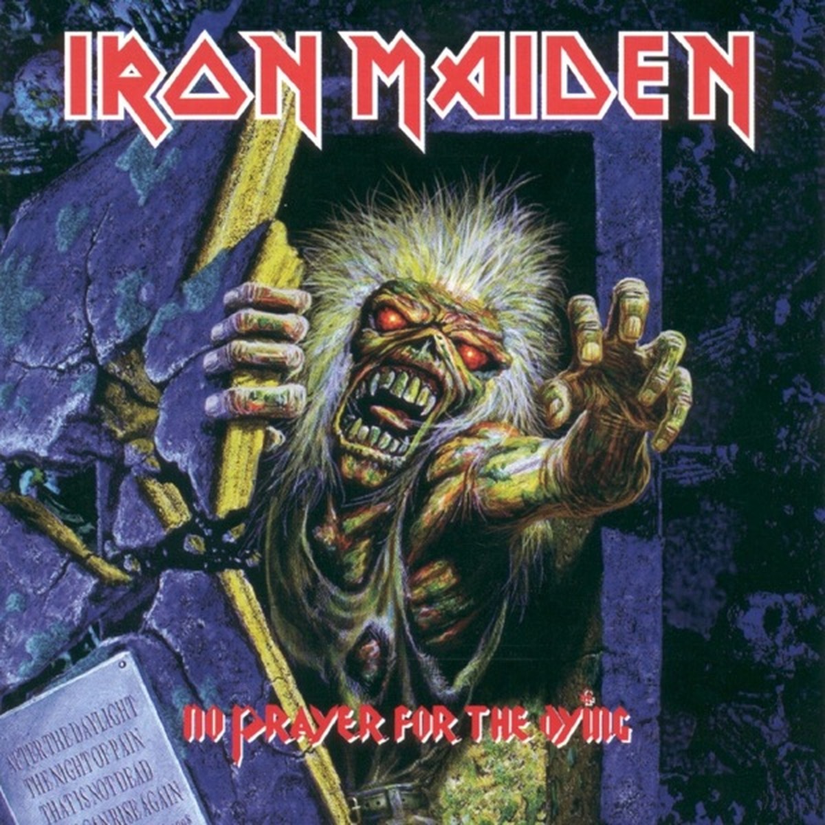 No Prayer for the Dying by Iron Maiden album cover